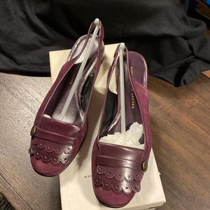 New in box Marc by Marc Jacobs Aubergine calf flats 38.5